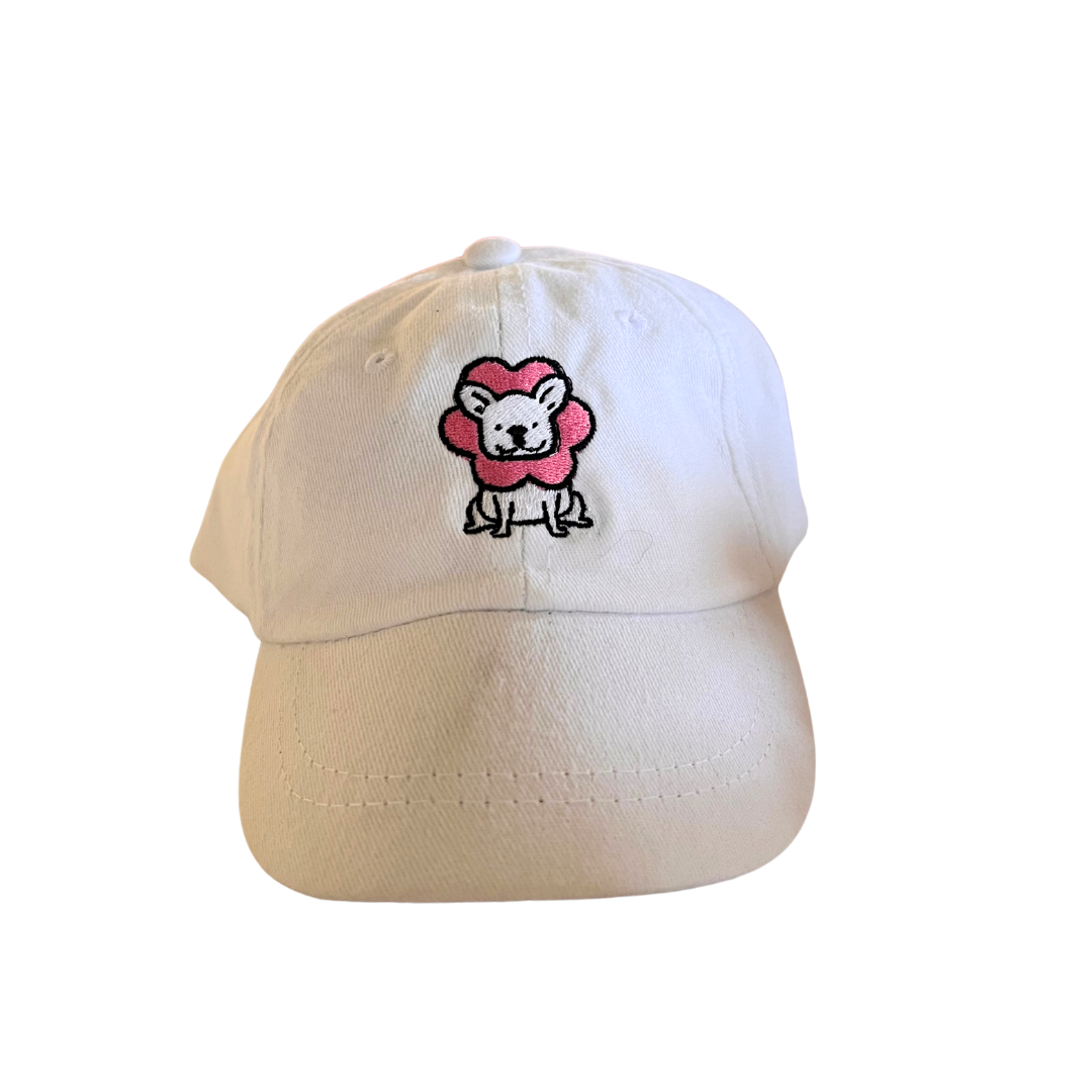 GORRA DE BEBE PERRITO FLOR