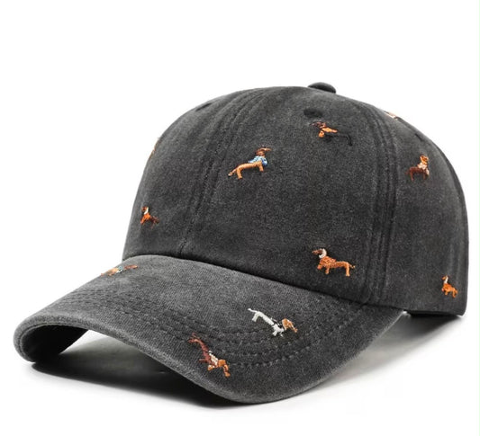 Gorra de perritos negra