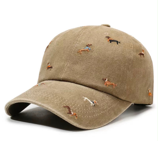 Gorra de perritos caqui