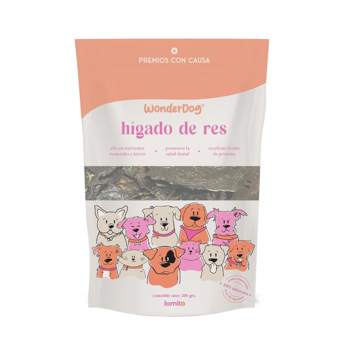 WonderDog Hígado de res deshidratado