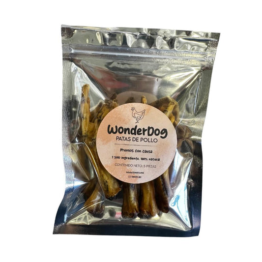 WonderDog patas de pollo deshidratadas